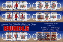 American Leopard Flag Mug Sublimation Bundle-11oz &amp; 15oz mug Product Image 1
