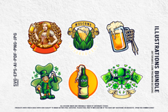 Octoberfest And St Patrick’s Day Beer Festival Vector Set Product Image 3