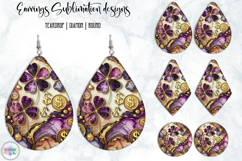 St. Patrick’s Day Earrings Sublimation Bundle, Lucky Clover Product Image 6