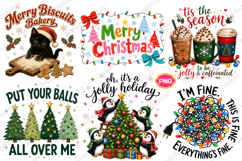 Christmas Sublimation Design, Funny Christmas PNG, Christmas Product Image 1