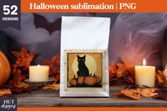 Post Stamp Halloween Bundle, Vintage Halloween sublimation Product Image 5