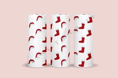 bundle 5 christmas skinny tumbler sublimation wrap with high resolution 300 DPI and transparant background perfect for 20oz and 30oz skinny tumbler