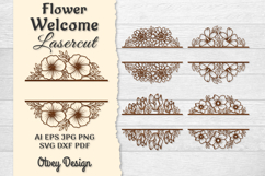 Flower Welcome Lasercut BUNDLES Product Image 1