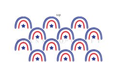 bundle 6 4th of july  40oz quencher tumbler sublimation full wrap high resolution transparant background
