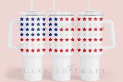 bundle 6 4th of july  40oz quencher tumbler sublimation full wrap high resolution transparant background