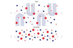 bundle 6 4th of july  40oz quencher tumbler sublimation full wrap high resolution transparant background