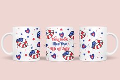 bundle 6 4th of july coffee mug sublimation wrap glass mug wrap svg presized for 11oz and 15oz glass ready to cut and sublimation files