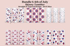 bundle 6 4th of july skinny tumbler sublimation design for 20oz and 30oz skinny tumbler sublimation wrap