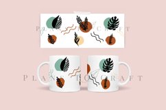 bundle 6 abstract coffee mug glass wrap svg 11oz 15oz mug svg presized for 11oz 15oz glass ready to cut and sublimation files