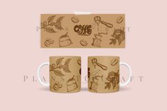 bundle 6 abstract coffee mug glass wrap svg 11oz 15oz mug svg presized for 11oz 15oz glass ready to cut and sublimation files