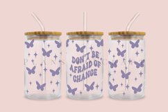 bundle 6 butterfly libbey beer can glass full wrap svg presized template for 16oz and 20oz glass for Cricut Silhouette and sublimation