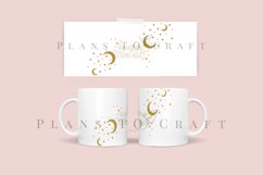 bundle 6 celestial coffee glass wrap svg glass mug svg presized for 11oz and 15oz glass ready to cut and sublimation files