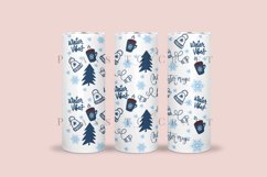 bundle 6 christmas skinny tumbler sublimation wrap with high resolution 300 DPI and transparant background perfect for 20oz and 30oz skinny tumbler