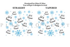 bundle 6 christmas winter skinny tumbler sublimation design for 20oz and 30oz skinny tumbler sublimation wrap