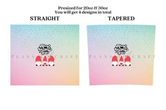 bundle 6 christmas winter skinny tumbler sublimation wrap with high resolution 300 DPI and transparant background perfect for 20oz 30oz skinny tumbler