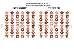 bundle 6 coffee skinny tumbler sublimation design for 20oz and 30oz skinny tumbler sublimation wrap