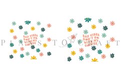 bundle 6 daisy positive quotes skinny tumbler sublimation design for 20oz and 30oz skinny tumbler sublimation wrap