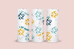 bundle 6 daisy positive quotes skinny tumbler sublimation design for 20oz and 30oz skinny tumbler sublimation wrap