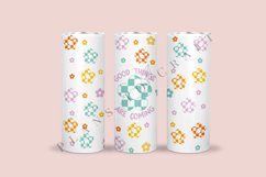bundle 6 daisy positive quotes skinny tumbler sublimation design for 20oz and 30oz skinny tumbler sublimation wrap