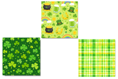 St Patrick Seamless Patterns Bundle 6 JPG PNG 12x12 Product Image 2