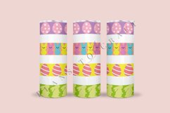 bundle 6 easter bunny easter eggs skinny tumbler sublimation design for 20oz and 30oz skinny tumbler sublimation wrap