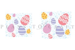 bundle 6 easter bunny easter eggs skinny tumbler sublimation design for 20oz and 30oz skinny tumbler sublimation wrap