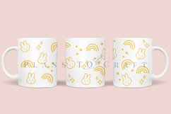 bundle 6 easter coffee mug sublimation wrap glass mug wrap svg presized for 11oz and 15oz glass ready to cut and sublimation files