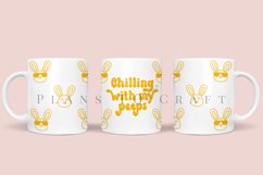 bundle 6 easter coffee mug sublimation wrap glass mug wrap svg presized for 11oz and 15oz glass ready to cut and sublimation files