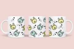 bundle 6 easter spring bunny floral coffee mug sublimation wrap glass mug wrap svg presized for 11oz and 15oz glass ready to cut and sublimation files
