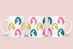 bundle 6 easter spring bunny floral coffee mug sublimation wrap glass mug wrap svg presized for 11oz and 15oz glass ready to cut and sublimation files