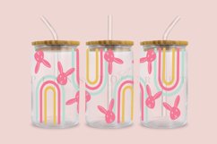 bundle 6 easter spring bunny libbey beer can glass full wrap svg presized template for 16oz and 20oz glass for Cricut Silhouette and sublimation