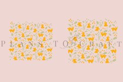 bundle 6 easter spring flower bunny skinny tumbler sublimation design for 20oz and 30oz skinny tumbler sublimation wrap