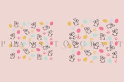 bundle 6 easter spring skinny tumbler sublimation design for 20oz and 30oz skinny tumbler sublimation wrap