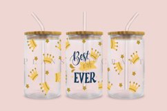 bundle 6 fathers day libbey beer can glass full wrap svg presized template for 16oz and 20oz glass for Cricut Silhouette and sublimation