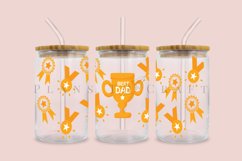 bundle 6 fathers day libbey beer can glass full wrap svg presized template for 16oz and 20oz glass for Cricut Silhouette and sublimation