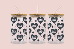 bundle 6 fathers day libbey beer can glass full wrap svg presized template for 16oz and 20oz glass for Cricut Silhouette and sublimation