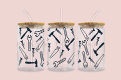 bundle 6 fathers day libbey beer can glass full wrap svg presized template for 16oz and 20oz glass for Cricut Silhouette and sublimation