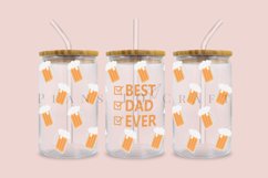 bundle 6 fathers day libbey beer can glass full wrap svg presized template for 16oz and 20oz glass for Cricut Silhouette and sublimation