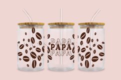 bundle 6 fathers day libbey beer can glass full wrap svg presized template for 16oz and 20oz glass for Cricut Silhouette and sublimation
