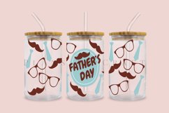 bundle 6 fathers day libbey beer can glass full wrap svg presized template for 16oz and 20oz glass for Cricut Silhouette and sublimation