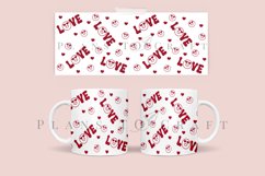 bundle 6 funny retro valentine coffee glass wrap svg glass mug svg presized for 11oz and 15oz glass ready to cut and sublimation files
