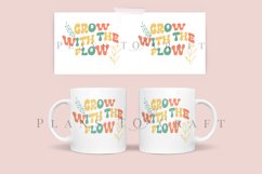 bundle 6 groovy quotes coffee glass wrap svg glass mug svg presized for 11oz and 15oz glass ready to cut and sublimation files