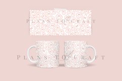bundle 6 groovy retro coffee mug glass wrap svg 11oz 15oz mug svg presized for 11oz 15oz glass ready to cut and sublimation files