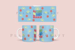 bundle 6 groovy retro coffee mug glass wrap svg 11oz 15oz mug svg presized for 11oz 15oz glass ready to cut and sublimation files