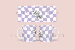 bundle 6 groovy retro coffee mug glass wrap svg 11oz 15oz mug svg presized for 11oz 15oz glass ready to cut and sublimation files