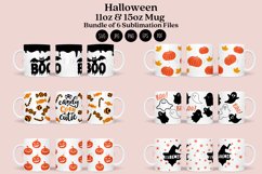 Bundle 6 Halloween Mug Sublimation Wrap 11oz - 15oz Product Image 1