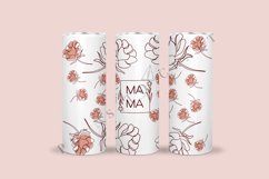 bundle 6 mama skinny tumbler sublimation design for 20oz and 30oz skinny tumbler sublimation wrap