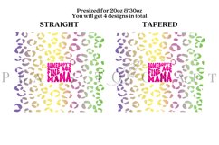 bundle 6 mama skinny tumbler sublimation design for 20oz and 30oz skinny tumbler sublimation wrap