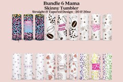 bundle 6 mama skinny tumbler sublimation design for 20oz and 30oz skinny tumbler sublimation wrap
