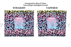 bundle 6 mama skinny tumbler sublimation design for 20oz and 30oz skinny tumbler sublimation wrap